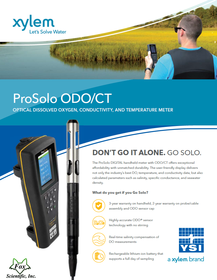 YSI ProSolo Meter